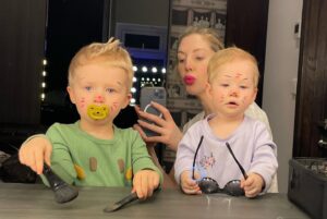 Katherine Ryan Instagram - This dress scares people who are afraid of many holes….SO THERES THAT but I’m wearing it on @thejonathanrossshowofficial Saturday night. MONDAY is the final episode of #ParentalGuidance on @wtvchannel or you can stream all episodes on @uktvplay which is great timing because @josierones new show #OutOfOrder is premiering on @comedycentraluk the same day also starring one of the planet’s most talented comedians @1judilove ❤️ and many hilarious regulars you’ll love to get to know xx