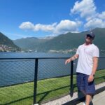 Katherine Ryan Instagram - We were sad for the admin glitch that prevented us from attending the Netflix Festival BUT 🍋 turned those lemons into lemonade with a last minute trip to @ilsereno voted the best hotel in Europe 🇮🇹 and it’s a prize well deserved 👏🏼 🥂 🚤 🍝. @bobby_k__ and I had the most relaxing luxurious #spa holiday at #lakecomo only hotel that lets you drive a boat! X