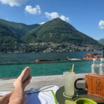Katherine Ryan Instagram - We were sad for the admin glitch that prevented us from attending the Netflix Festival BUT 🍋 turned those lemons into lemonade with a last minute trip to @ilsereno voted the best hotel in Europe 🇮🇹 and it’s a prize well deserved 👏🏼 🥂 🚤 🍝. @bobby_k__ and I had the most relaxing luxurious #spa holiday at #lakecomo only hotel that lets you drive a boat! X