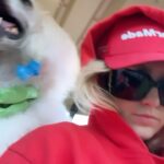 Kathryn Newton Instagram – Me and my dog
