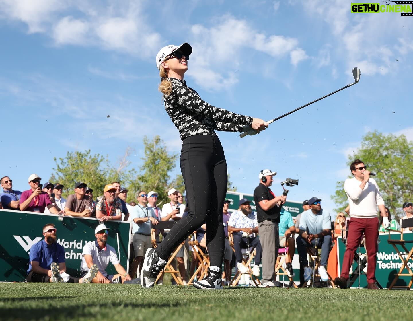 Kathryn Newton Instagram - Full send this weekend. I love this tournament SO much. Thank you @justintimberlake @8amgolf @wynnlasvegas I want my name on that trophy tho 😏❤️ and of course @chacecrawford best partner out there run it back