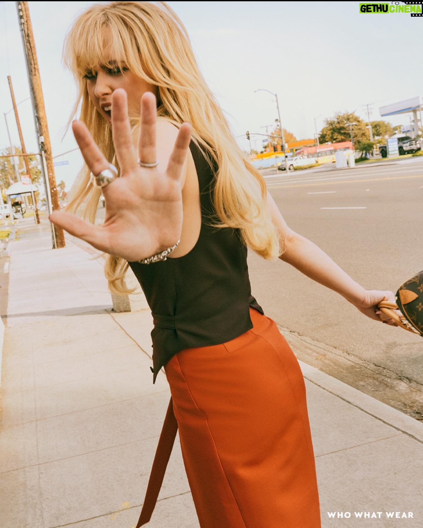 Kathryn Newton Instagram - Talk to the hand! @lisafrankensteinfilm on the run in theaters Feb 9th tix now on sale link in biooooo @whowhatwear Editor-in-Chief: Kat Collings / @katcollings Photographer: Beau Grealy / @beaugrealy Styling: Lauren Eggertsen / @laurenegg Makeup Artist (for Kathryn): Benjamin Puckey / @benjaminpuckey Hair Stylist (for Kathryn): Ericka Verrett / @ericka_Verrett Groomer (for Cole): Sonia Lee / @sonialeeartistry Manicurist: Stephanie Stone / @stephstonenails VP of Creative: Alexa Wiley / @awiley_creative Production Director: Samantha Rockman / @rockman_productions Video Director: Stephanie Romero / @stephrmro Cinematographer: Erick Turcios / @erickturquoise Camera Assistant: Adam Roenker / @adamroenker Sound Mixer: Jason Flaster / @jasonflaster Video Editor: Colling Hughart /@collinhughart Executive Director, Entertainment: Jessica Baker / @jbake21 Writer: Anna LaPlaca / @anna_laplaca