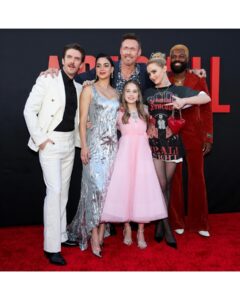 Kathryn Newton Instagram - You know your in love with horror films when u can’t fall asleep bc reality is finally better than your nightmares @abigailthemovie premiere with my favorite monsters!