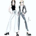 Katie Cassidy Instagram - Sketch THIS out! Caviar & biologique recherche - - only the best with the bestie!