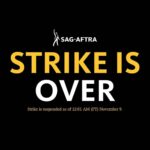 Katie Cassidy Instagram - THE END🖤 We did it!! Thank you to all of the brilliant and talented humans for your dedication and non-stop commitment throughout the strike. We achieved our goal. We are #SAGAFTRASTRONG @sagaftra