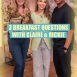 Katie Piper Instagram - How do you like your eggs in the morning? 🍳 We like ours with todays guests @claire.sweeney & @rickiehw 😍 See you at 8:25am on @ITV for todays episode of @katiepipersbreafastshow ✨ What’s your ride or die breakfast? 👀