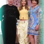 Katie Piper Instagram - The hilarious @kathy.lette and @thatlaurasmyth are joining me on the sofa today 👀 stay tuned for Kathys morning soundtrack… 🎞️😳 🎶 See you at 8:25am on @itv for @katiepipersbreakfastshow