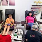 Katie Price Instagram - Pamper day with my Jett ✌🏼 rock and roll with his black toenails x