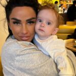 Katie Price Instagram – Natural mummy with my god daughter to be @lou_andersonroy ❤️❤️