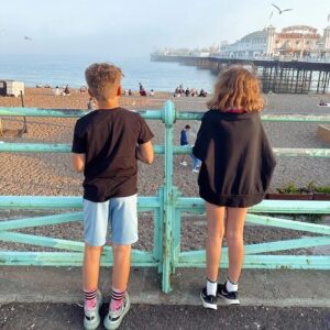 Katie Price Instagram - Brighton with my two ❤️