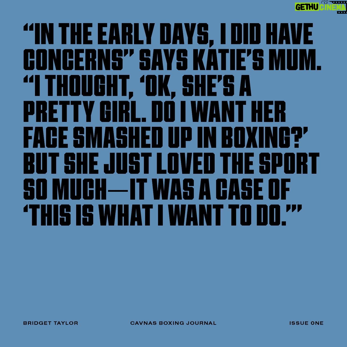 Katie Taylor Instagram - A MOTHER’S TOUCH It’s been a tough couple of months for @katie_t86 , following the first loss of her career to Chantelle Cameron in May. A time of rest, reflection and above all, family, has followed.
In Canvas Issue 1 we sent revered MMA journalist @arielhelwani to talk with Taylor’s mother, Bridget, about boxing, motherhood, faith, and ultimately… Katie. CANVAS Issue one on sale now Link in bio Photo 1 - @allenalcantara Photo 2 - @muls96