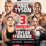 Katie Taylor Instagram - ⏳ 3 months to go 💪 #TaylorSerrano #PaulTyson