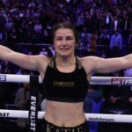 Katie Taylor Instagram - This past weekend not only saw @katie_t86 become a reigning two-weight Undisputed World Champion, but also marked the seventh anniversary of her professional debut ✨ Same team. Same woman. Same iconic figure. The pursuit of greatness still burns as strong as it did back in 2016. She changed the sport then. She continues to change the sport now. Legend. 👑 #KatieTaylor #Boxing