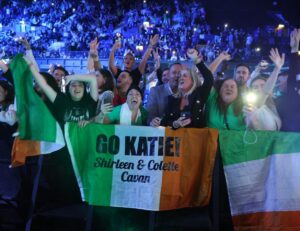 Katie Taylor Instagram - Another incredible night. 22-0. Next stop, Ireland! Let’s bring it home 🇮🇪 🏟
