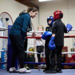 Katie Taylor Instagram - Trying to keep up with the next generation at Arbour Hill Boxing Club! 🥊 📷 @markrobinsonphoto