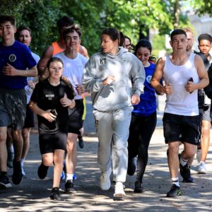 Katie Taylor Instagram - Blown away by the support from everyone who joined me over the weekend for a few laps around St. Stephen's Green 💚 🇮🇪 @gymshark