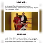 Katja Krasavice Instagram - @katjakrasavice x @dieterbohlen x @pietrolombardi - YOU’RE MY HEART YOU’RE MY SOUL 💘➡️ 5.5. 23:59 ⬅️💘 Danke für mehrere Millionen Klicks nach einem Tag auf die Hörprobe und die unglaubliche Resonanz 🫣🫶🏽 Macht weiter Tiktoks zum Sound wir Posten und Duetten die besten 🔥