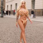 Katja Krasavice Instagram - Sonntags halb nackt durch Berlin mit den dicksten Eiern 😛 Berlin, Germany