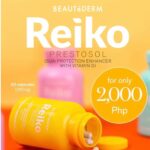 Katrina Halili Instagram - Protect and shield your skin from inside out with REIKO & KENZEN BEAUTéDERM Health Boosters’ REIKO Prestosol Sun Protection Enhancer with Vitamin D. This supplement works by improving your body's tolerance to UV rays, thereby preventing damaged skin, risk of skin cancer, and premature aging. #beautéderm #beautedermbaby