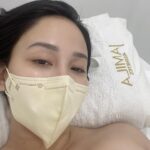 Katrina Halili Instagram - Exillis for skin firming Emsculpt for muscle toning Multivitamins drip to boost my immune system. favorite me time @jamilaaesthetics 🌸