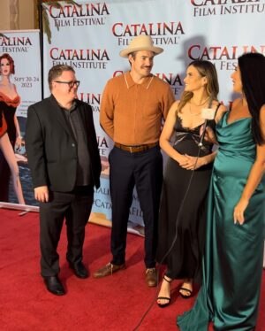 Katrina Law Instagram - Thank you @catalinafilm for having @mayflyshortfilm be a part of your film festival. 
Huge congratulations to @warrenkole for his BEST ACTOR NOMINATION. 
And a personal thank you to @hutchinsphoto for helping a girl out on the carpet. So happy to see you again🥰

Styled by @highheelprncess 
👗 by @mossman 
👠 by @kennethcole 
💍 by @_jennybird 
💇🏻‍♀️&💄by @makeup_by_karishma 

MAYFLY has no affiliations with any @sagaftra struck companies and is sanctioned by the union for continued promotion. 

DIRECTED by @KeithAndreen
WRITTEN by @KeithAndreen @KatrinaLaw
PRODUCED by @KeithAndreen @KatrinaLaw 
@8mmGirl @JSTCB 
ASSOCIATE PRODUCER @DavidMichaelMaurer 
STARRING @WarrenKole @KatrinaLaw
#GRACEJENKINS @ChanteBowser 
@LucyBlee @DaveScales @Jaucoin17
ORIGINAL SCORE by @SeanBeavan @8mmGirl 
DIRECTOR OF PHOTOGRAPHY @Dillon_Schneider 
EDITED by @DavidMichaelMaurer
PRODUCTION DESIGN by @Sara.Kugelmass
SET DECORATION / PROPS by @cornepeli 
COSTUME DESIGN by @LexyRawr
KEY HAIR AND MAKEUP @MelissaKWagner
SFX MAKEUP @TriciaHeal 
PRODUCTION SOUND @JeffHaddad @GCCSound 
STEADY CAM/ CAMERA OPERATOR @Troosteadi
GAFFER @Super8aml
1ST ASSISTANT CAMERA @JHall.Films
2ND AC @The_Air_Hunter
CRAFT SERVICES by @1Liner
COLOR AND POST by @PictureShop
CASTING DIRECTOR #MICHELLEWITTCASTING 
POST AUDIO  #AGEPOST 

OFFICIAL TRAILER EDITOR @bringtherock

#shortfilm #shortfilms #filmfestival #filmfestivals #shortfilmfestival #thriller #suspense #filmlovers #SupportIndieFIlm #IndieFilm #FilmTwitter