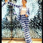 Katrina Law Instagram - Springtime Picnic 🥰 NYC Styled by @highheelprncess Totally Rad Suit by @smythebrand Jewelry by @_jennybird Heels by @sarahflint_nyc