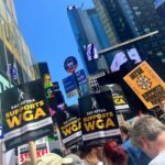 Katrina Law Instagram - A little East Coast support for @wgawest @wgaeast @sagaftra #wgastrong #wgastrike #nyc WE NEED OUR WRITERS BACK ASAP, PLEASE!!!