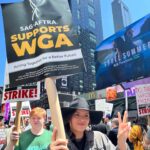 Katrina Law Instagram - A little East Coast support for @wgawest @wgaeast @sagaftra #wgastrong #wgastrike #nyc WE NEED OUR WRITERS BACK ASAP, PLEASE!!!