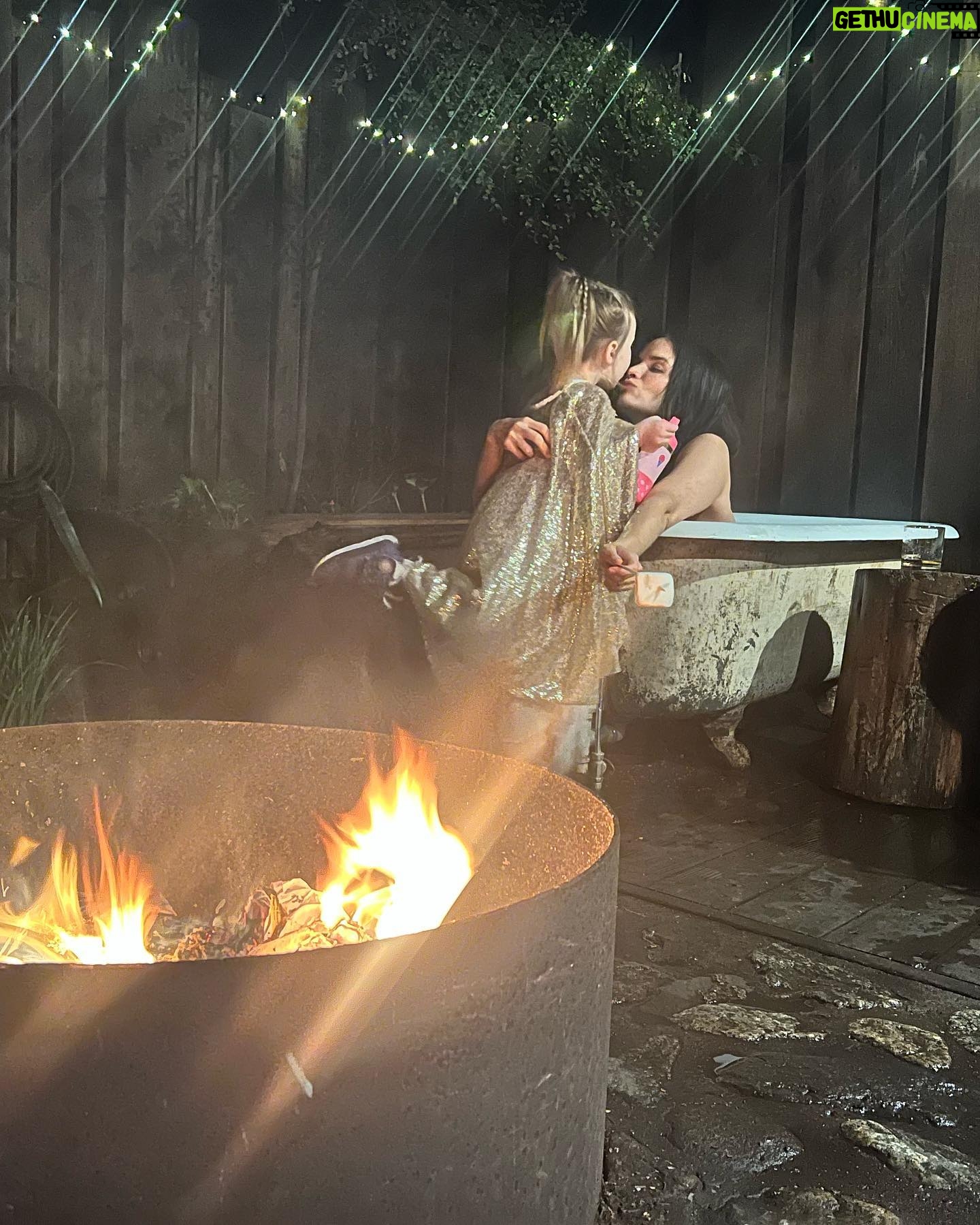 Katrina Law Instagram - Happy New Year! Might be in the middle of the woods next to the ocean while a bomb cyclone is about to hit…but the marshmallows are delishđŸ˜‹ Trying to look cute while holding a marshmallow is a low and apparently unattainable goal. #california #bigsur