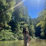 Katrina Law Instagram - Into the woods🏕️ Happy Monday ✌️ Redwoods #hikingattirestillonpoint