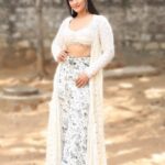 Kavya Thapar Instagram - 🤍 Styled by @stylebyannapurna Style Team @i.deekshasetti Hair @jayaram_dasarla Makeup @iramakeupstudios Wearing @surabhi.gandhi Jewellery @alluringaccessories.a2 Shot by @ganeshpeddireddy