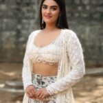 Kavya Thapar Instagram - 🤍 Styled by @stylebyannapurna Style Team @i.deekshasetti Hair @jayaram_dasarla Makeup @iramakeupstudios Wearing @surabhi.gandhi Jewellery @alluringaccessories.a2 Shot by @ganeshpeddireddy