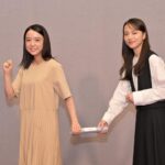 Kaya Kiyohara Instagram - 朝ドラのバトンタッチセレモニー ⁡ 「おかえりモネ」の次に放送される 「カムカムエヴリバディ」で ヒロインを務められる 上白石萌音ちゃんと 一緒に参加させて頂きました！ ⁡ モネの撮影期間中も 寛大な優しい愛をくれた萌音ちゃん 萌音ちゃんの紡ぐ言葉に、何度も何度も励まされました。 久しぶりに会えて嬉しかったなあ ⁡ 「カムカムエヴリバディ」の放送が 今からとっても楽しみです。 ⁡ そして「おかえりモネ」次週、最終週です。 どうか、温かく見守って頂けますように。 ⁡ . #連続テレビ小説 #おかえりモネ ⁡ #カムカムエヴリバディ #上白石萌音　ちゃん #深津絵里　さん #川栄李奈　さん