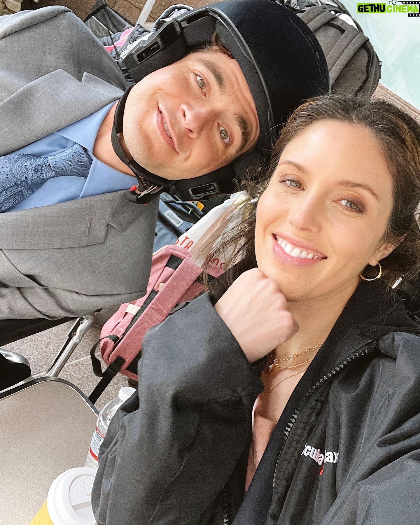 Kayla Ewell Instagram - We shut down 4 blocks of downtown LA for tonight’s episode of @911onfox No spoilers allowed so that’s all I got for you but tune in. You’re going to love it. Also realizing how much @benlewishere looks like Zac Efron 🤷♀️ anyone else see it?