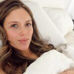 Kayla Ewell Instagram - When the 9 week old & the 3 year old are both asleep so you decide to hop back into bed too, cause #yolo