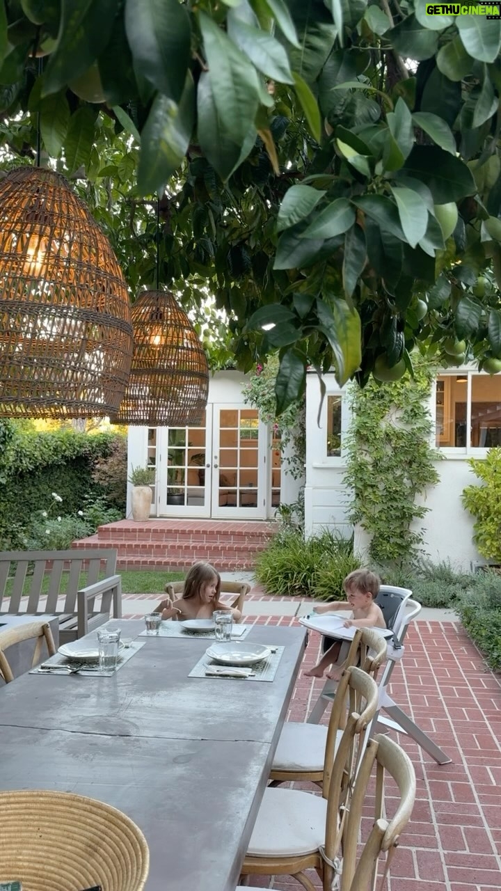 Kayla Ewell Instagram - Poppy & Jones. Two Hungry Kids Tour. 5 October 2023, Our Courtyard, Los Angeles