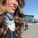 Kayla Ewell Instagram - To say I had a blast is an understatement- the ultimate playground 🏎 at the @porscheusa. 0-60 in 2.5 while wearing my new favorite customizable Porsche silk driving scarf. My new favorite ‘fit from @revolve - Sign up for the driving experience now. #PorschexREVOLVE #ad