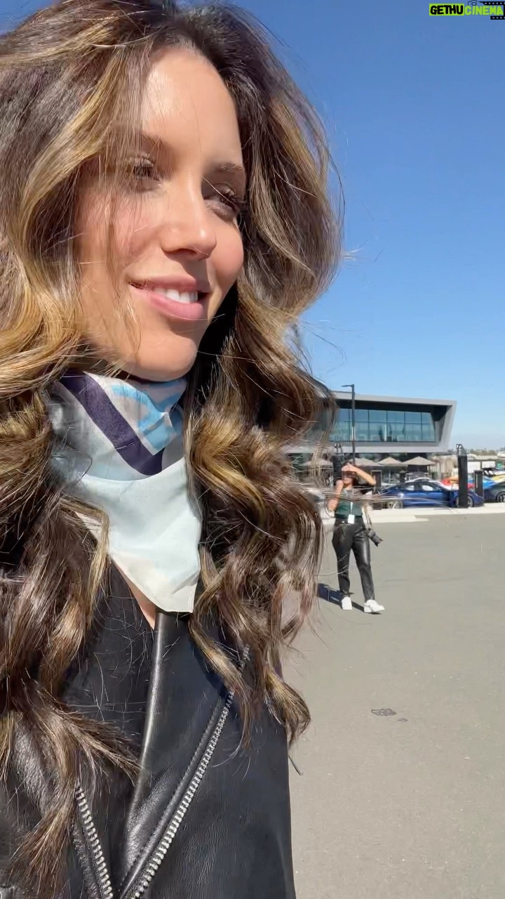 Kayla Ewell Instagram - To say I had a blast is an understatement- the ultimate playground ๐ at the @porscheusa. 0-60 in 2.5 while wearing my new favorite customizable Porsche silk driving scarf. My new favorite โfit from @revolve - Sign up for the driving experience now. #PorschexREVOLVE #ad