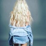 Kaylyn Slevin Instagram - blue jean baby