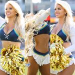 Kaylyn Slevin Instagram - “NFL Cheerleader check!” #winning @chargers @thechargergirls 🏈💙⚡️