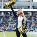 Kaylyn Slevin Instagram - Super Bowl Sunday! SF or KC? 🏈🎉 @chargers @thechargergirls