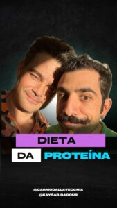 Kaysar Dadour Instagram - Seguimos firmes na dieta! 🔥 #humor #dieta #proteina #kaysardadour #carmodallavechia