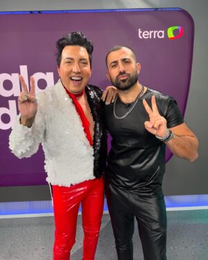 Kaysar Dadour Instagram - Inscrição feita : nova dupla pro #BBB25 que tal? 🤣🤣 
.
.
.
#dicampagnolli #terraentretê #kaysar #kaysardadour #melhordianomundo #bbb #