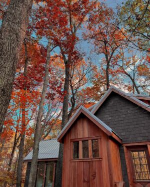 Kellan Lutz Instagram - I’ll never stop falling for you baby 🥰🤎🍁🍂

Had the sweetest little staycation celebrating our 6th anniversary. This treehouse was SO beautiful and the perfect place to getaway and reflect on last year and pray into/make plans and goals for year 7. 

There’s no one on the planet I’d rather grow and build with than the one I got. 🥰
