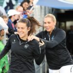 Kelley O'Hara Instagram - havin’ fun with itttt 🦇😝 on to the next one #playoffbatties