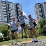 Kelley O’Hara Instagram – COLOMBIA ft. bats, bees, and trophies 
•
#beezup #IYKYK