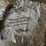Kelley O'Hara Instagram - chocolate wrappers really speaking to me these days 🙃