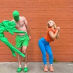 Kelli Erdmann Instagram - This may be the best or worst video we’ve ever made 😂 #fartjokes #vfx #greenman #happykelli
