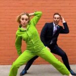 Kelli Erdmann Instagram - Forecasting some HEAT with the dancing weatherman himself🔥 @nickkosir DC: @cost_n_mayor #dancingweatherman #dance #nickkosir #happykelli
