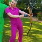 Kelli Erdmann Instagram - Who wants to see the results?! 😝 #behindthescenes #bts #happykelli #greenman #vfx